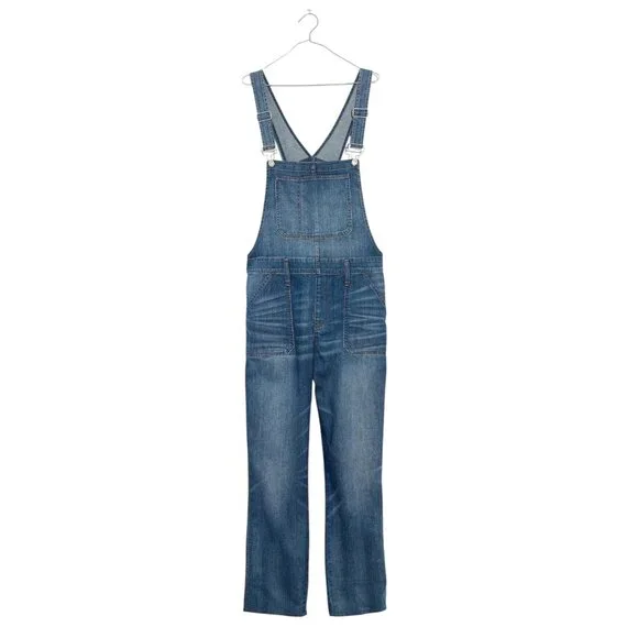 Madewell Blue Denim Women’s Jeans Overalls - Picture 4 of 13